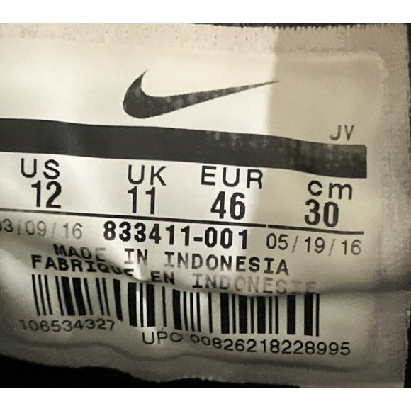 Nike Mens Size 12 Gray Kaishi 2.0 833411-001  Running Sneakers Shoes - Picture 8 of 8